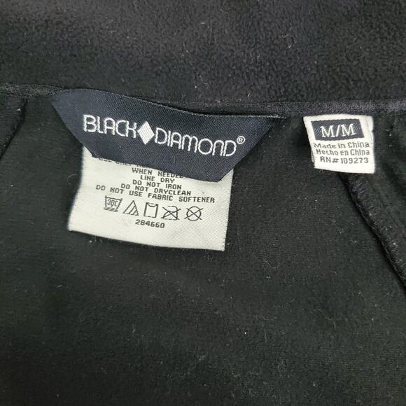 Black Diamond Softshell Jacket Men's Size M Full Zip Black - Picture 8 of 8